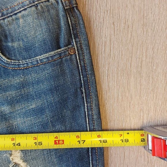 Diesel Women's Boot Cut Jeans - Distressed Blue - Picture 10 of 11